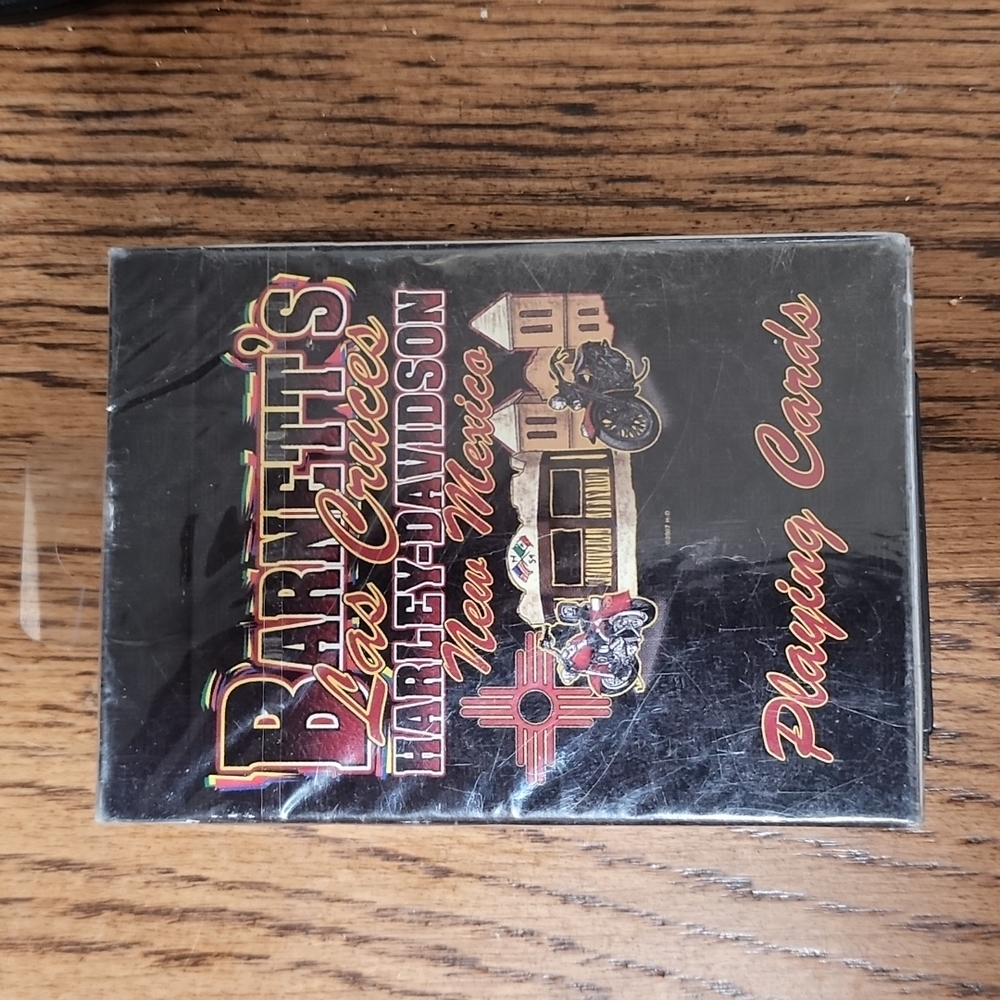 Barnett's Harley Davidson Las Cruces New Mexico Playing Cards